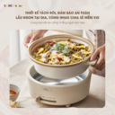 Nồi Lẩu Điện Đa Năng 5L Bear Chiên Xào Nấu Đế Tách Rời Sôi Nhanh Tiết Kiệm Điện Nhiệt Tỏa Đều - Ảnh 10