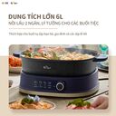 Nồi Lẩu 2 Ngăn Bear Đa Năng Nhiều Chế Độ Nấu Lẩu Hầm Ninh Chiên Rán Xào Chống Dính Cực Tốt - Ảnh 7