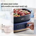 Nồi Lẩu 2 Ngăn Bear Đa Năng Nhiều Chế Độ Nấu Lẩu Hầm Ninh Chiên Rán Xào Chống Dính Cực Tốt - Ảnh 9