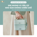 Hộp Cơm Cắm Điện Bear 2 Tầng 3 Ngăn Hâm Nóng Cực Nhanh Inox 304 An Toàn Giữ Nhiệt Chống Trào 1,2L - Ảnh 9