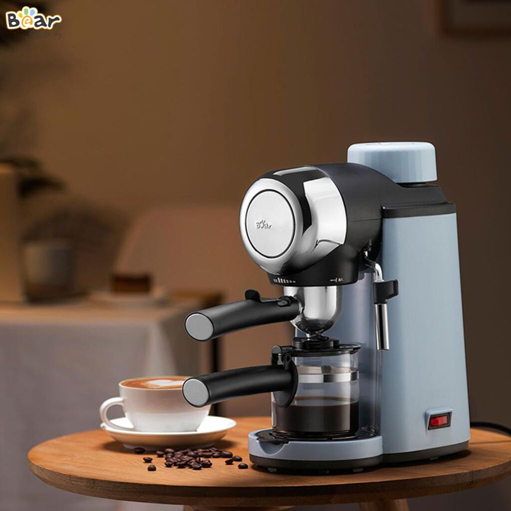 Máy Pha Caphe Bear Tự Động Pha Cafe, Pha Espresso Phong Cách Ý CF-B02V1