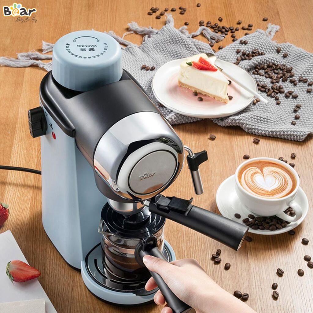 Máy Pha Caphe Bear Tự Động Pha Cafe, Pha Espresso Phong Cách Ý CF-B02V1 - Ảnh 2