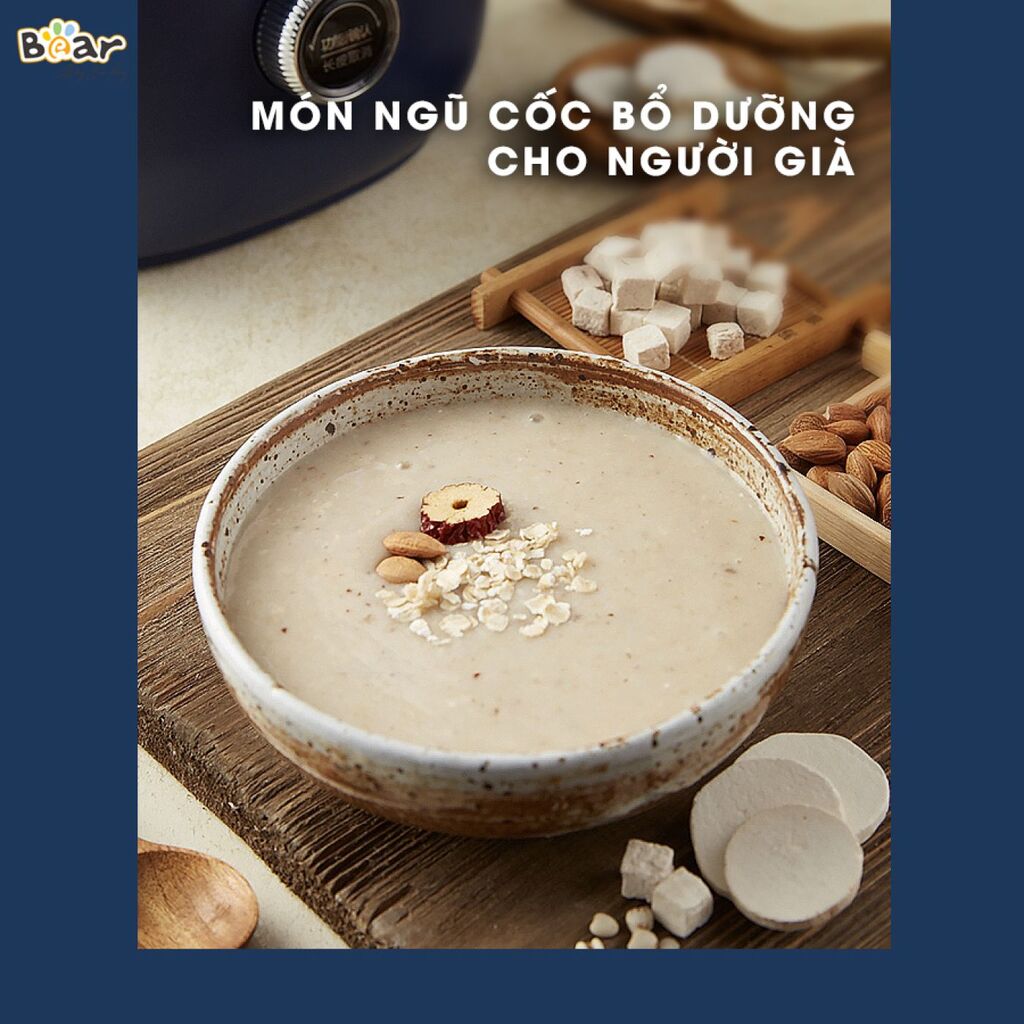 (GIÁ ĐỘC QUYỀN) Máy Làm Sữa Hạt Bear Đa Năng 1,5L Chống Ồn Cao Cấp, Xay Sinh Tố Tiện Lợi PBJ-B06S2 - Ảnh 6