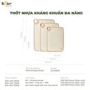 Thớt Bear cao cấp, kháng khuẩn, chất liệu an toàn CX-E0023 (Size S) - Ảnh 9