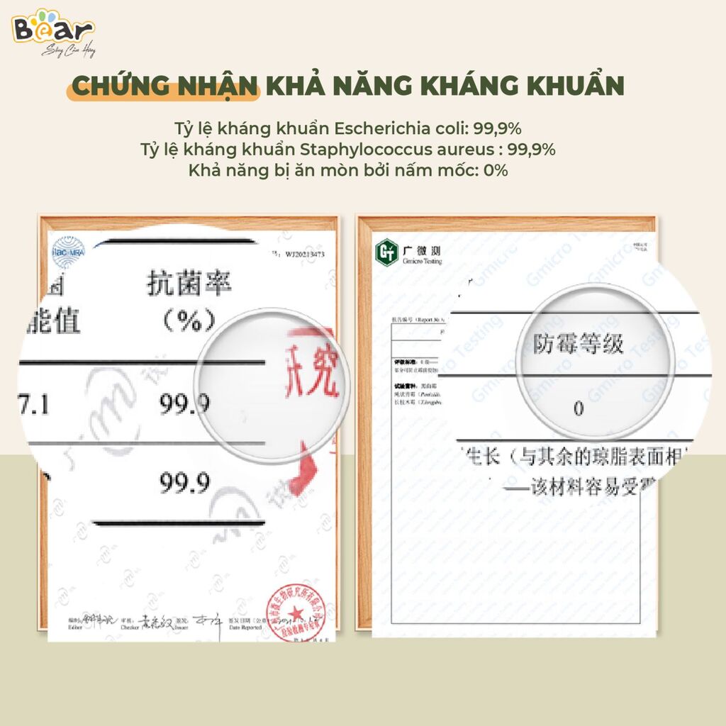 Thớt Bear cao cấp, kháng khuẩn, chất liệu an toàn CX-E0023 (Size S) - Ảnh 5