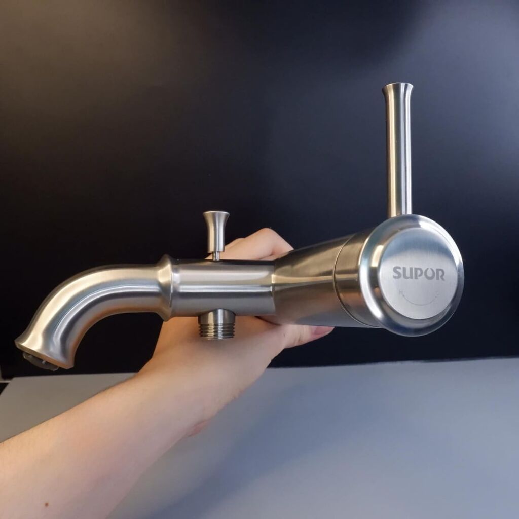 BỘ VÒI TẮM HOA SEN INOX SUPOR 251702-02-LS nóng lạnh - Ảnh 7