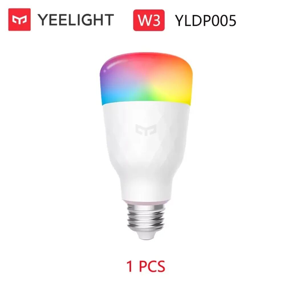 Bản quốc tế- Bóng đèn LED thông minh XIAOMI Yeelight W3 E26/E27, điều khiển App, đèn RGB