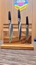 Kệ giữ Dao làm bếp hãng ZOVITE 10 inch , hút nam châm , kèm 3 lọ gia vị bằng inox - Ảnh 2