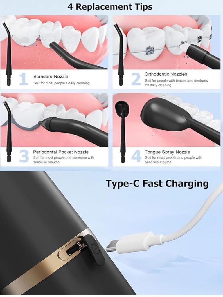 Máy Tăm Nước Tricklet Cordless Oral Irrigator - Thương Hiệu USA - Ảnh 2