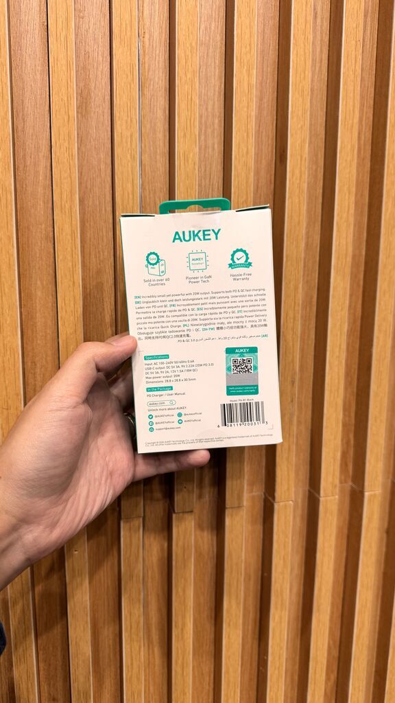 Củ sạc nhanh 20W hãng Aukey Omnia OMNIA USB-C PD PA-B1 (Đen) - Ảnh 10