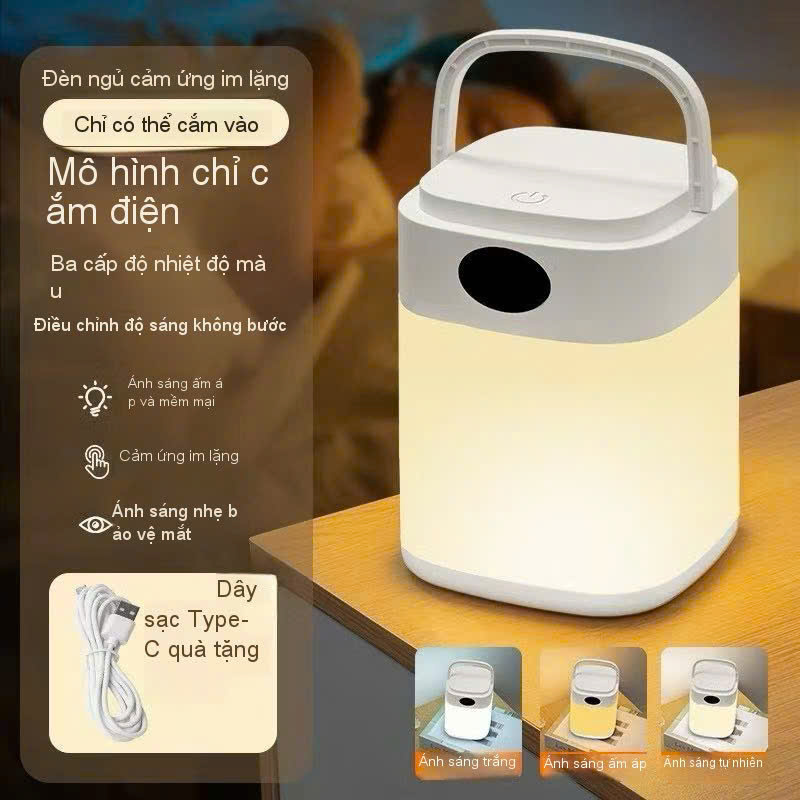 oder 5-8 Đèn Ngủ tích điện Đa Năng Cảm Ứng Thông Minh - Ảnh 6
