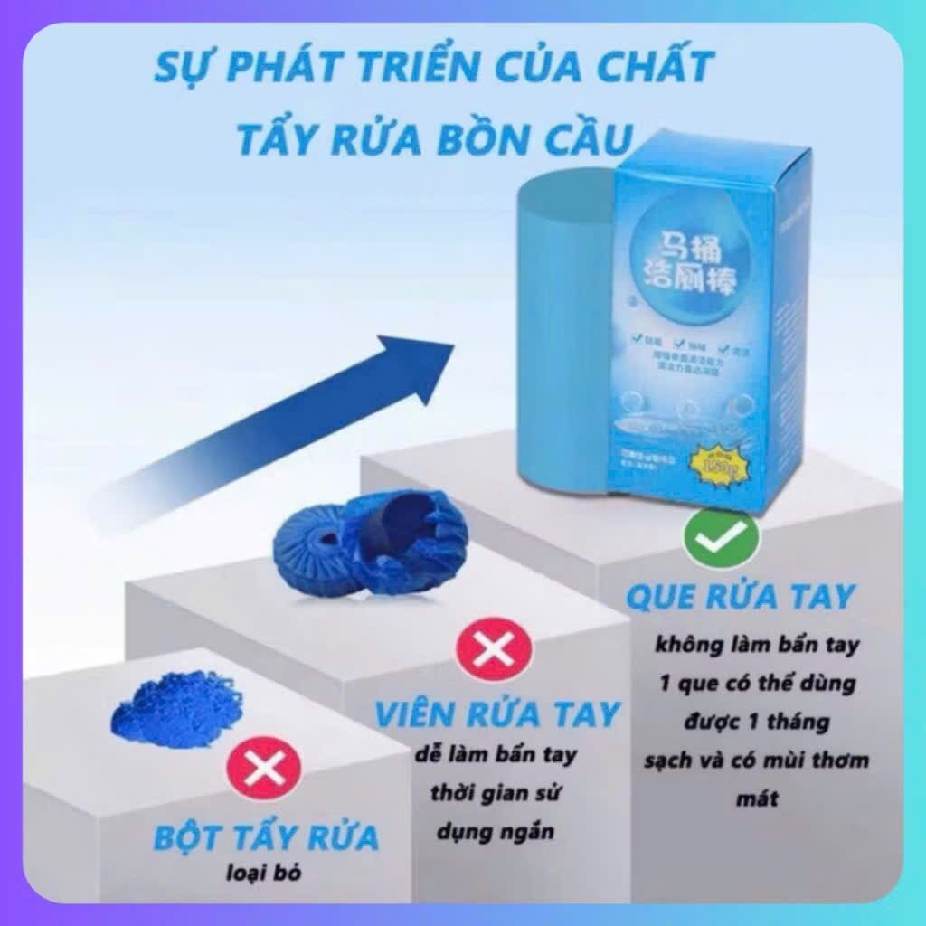 Thanh thả bồn cầu vệ sinh diệt khuẩn có hương thơm khử mùi (150g) - Ảnh 5
