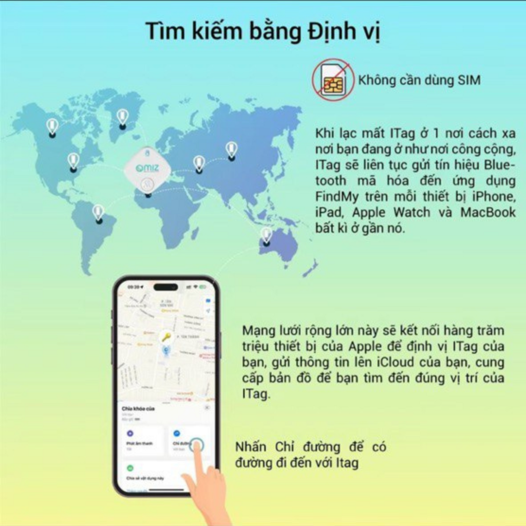 Thiết Bị Định Vị Smart Tag cho IP iOS: Chuẩn MFI Hãng Sualio Tag  - Ảnh 8