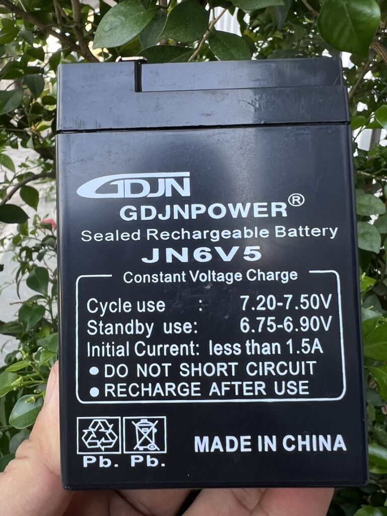 BÌNH ÁC QUY 6V5 - Ảnh 4