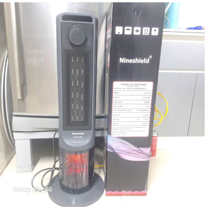 Quạt sưởi gốm nineshield 6503 - Ảnh 4