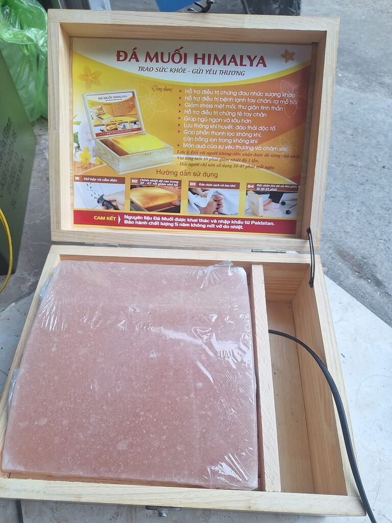 Đá muối xông chân - Ảnh 2