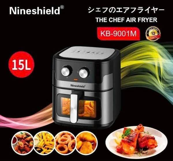 Nồi chiên không dầu Nineshield 15lit KB 9001M