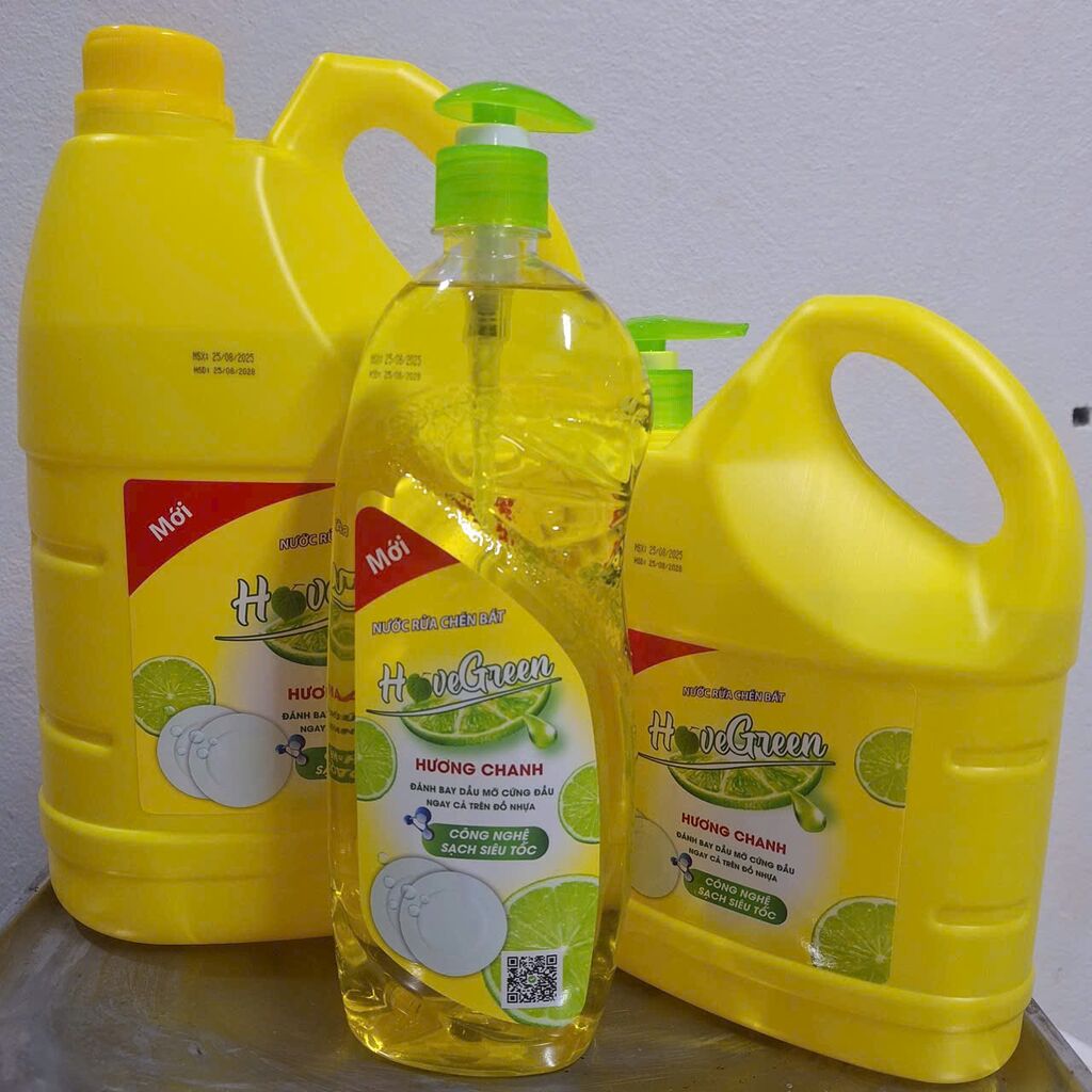 Nước rửa chén bát hovegreen 3,6kg - Ảnh 3