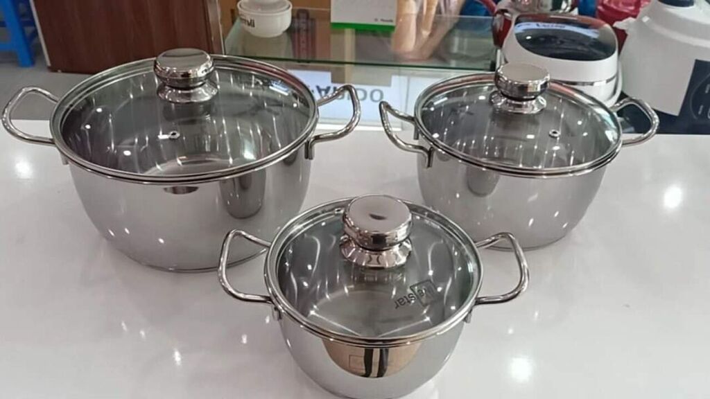 Bộ 3 nồi five star 3 đáy