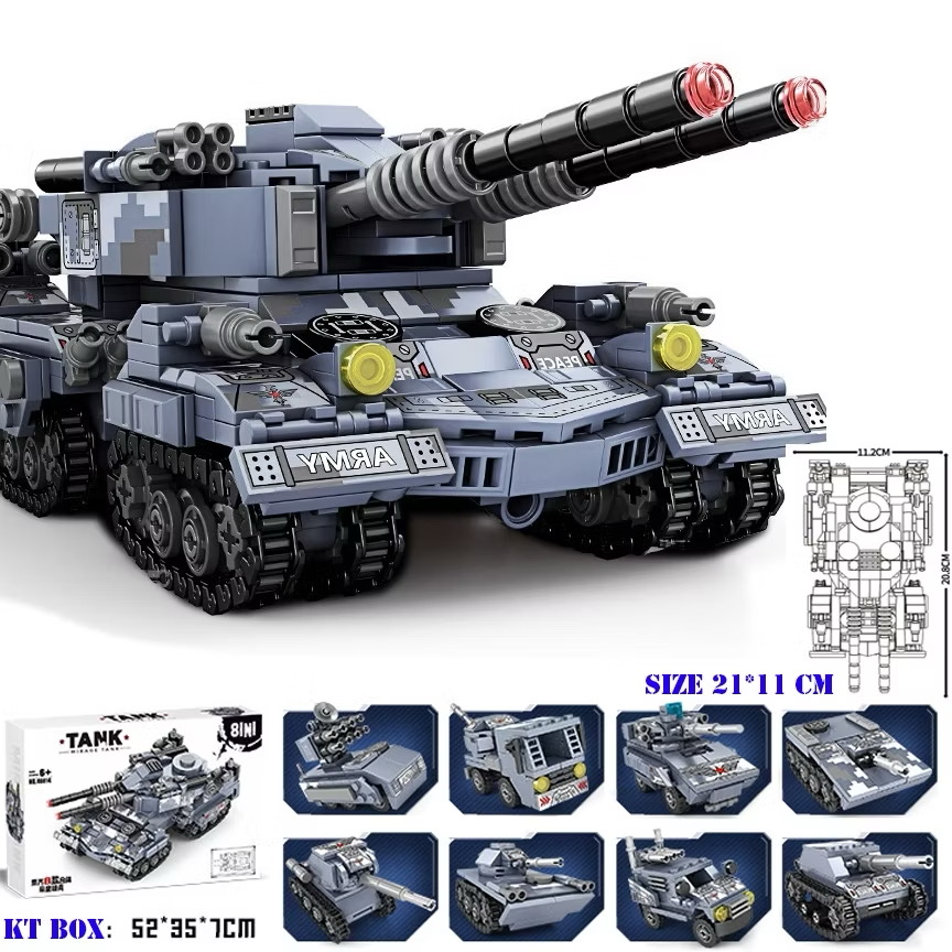 Đồ chơi lắp ghép xe tăng - Ảnh 3