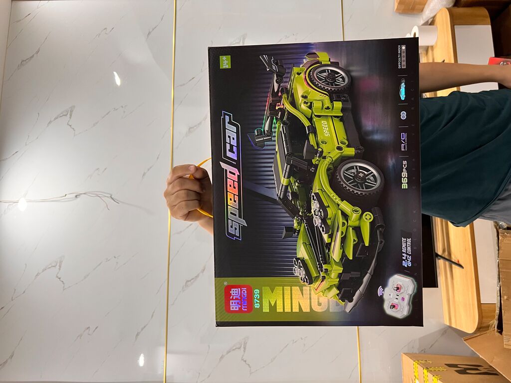 Đồ chơi lắp ghép xe ô tô điều khiển được - Ảnh 2