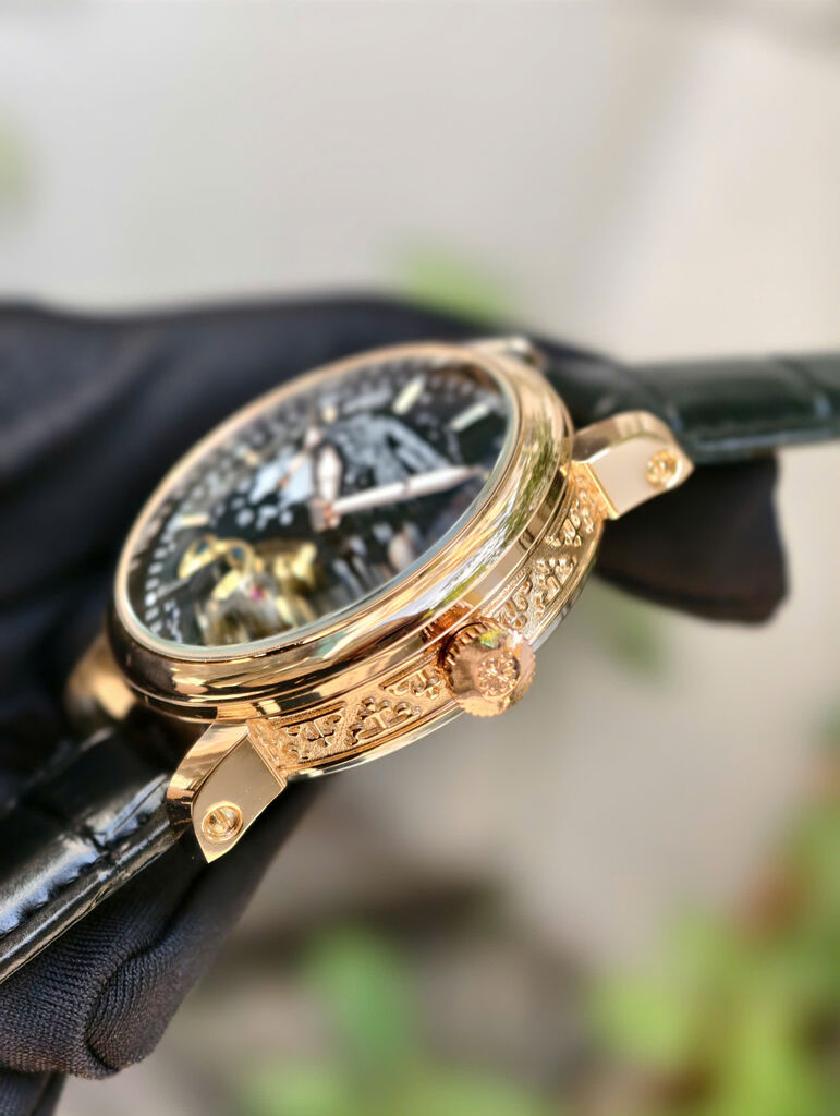 Đồng hồ Patek nam cơ full kim (fake) - Ảnh 5