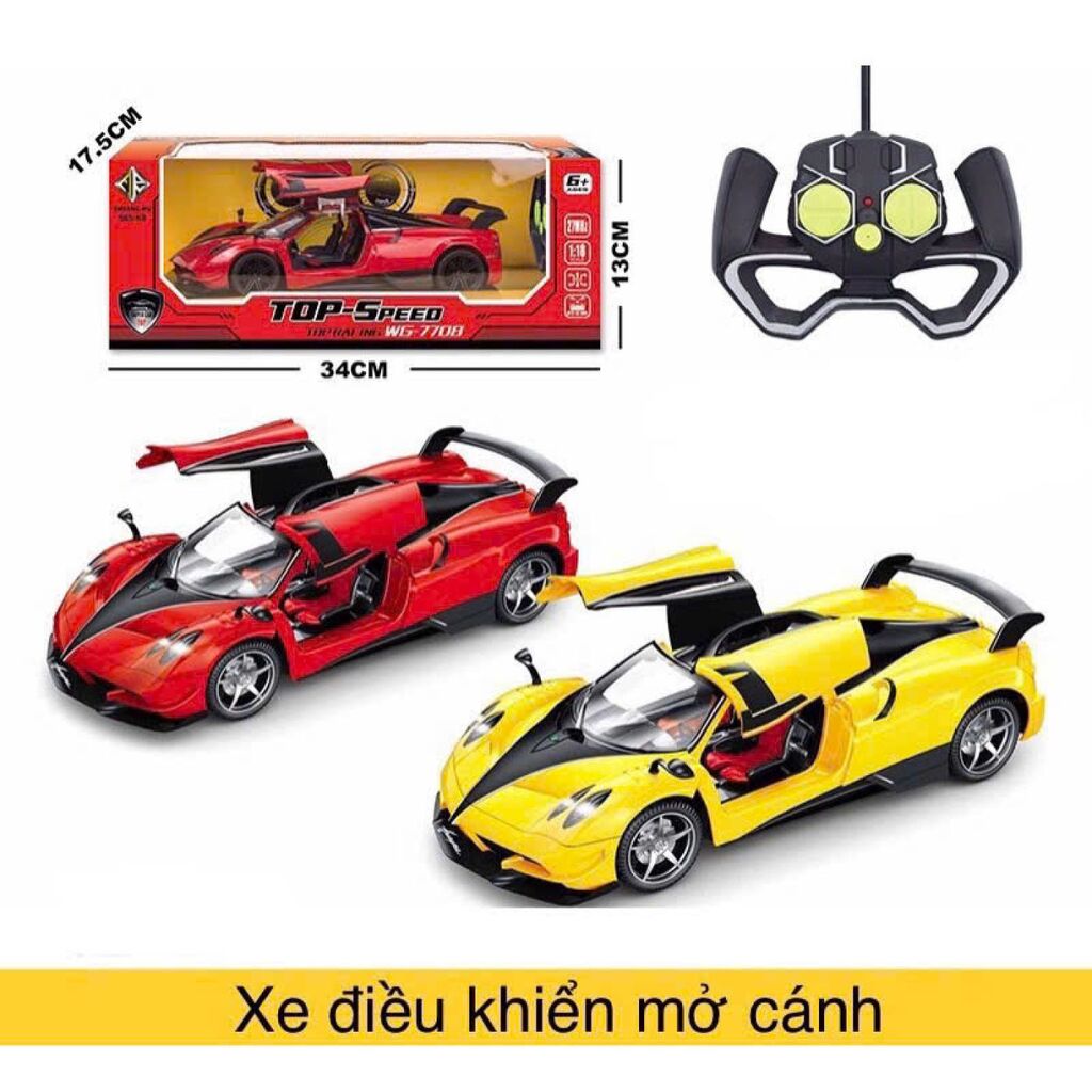 Đồ chơi siêu xe PAGANI huayda nâng hạ cánh điều khiển 4 chiều