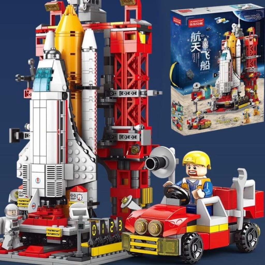 Bộ đồ chơi LEGO Lắp ghép Tàu vũ trụ 1059 chi tiết full hộp giấy (Qùa tặng cty Sữa) - Ảnh 2