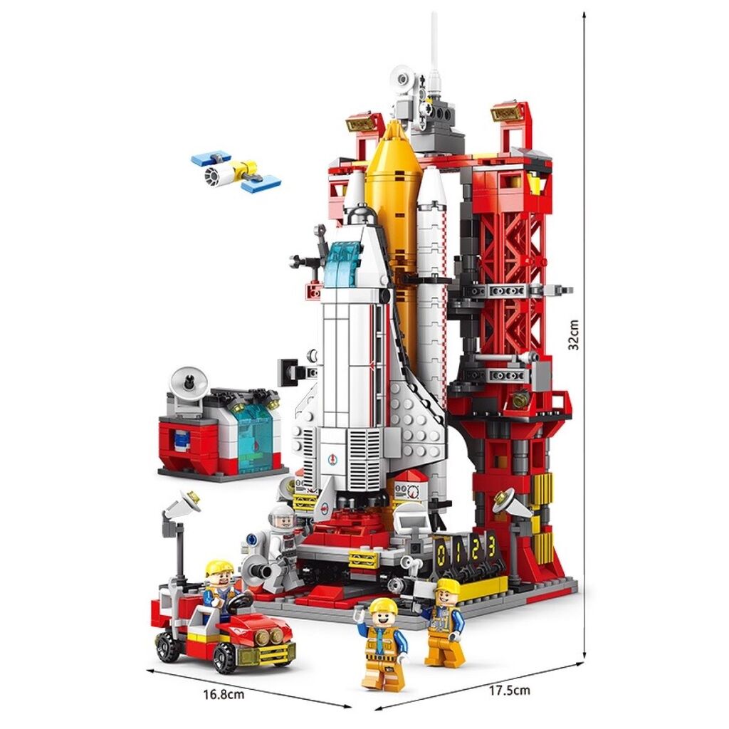 Bộ đồ chơi LEGO Lắp ghép Tàu vũ trụ 1059 chi tiết full hộp giấy (Qùa tặng cty Sữa) - Ảnh 5