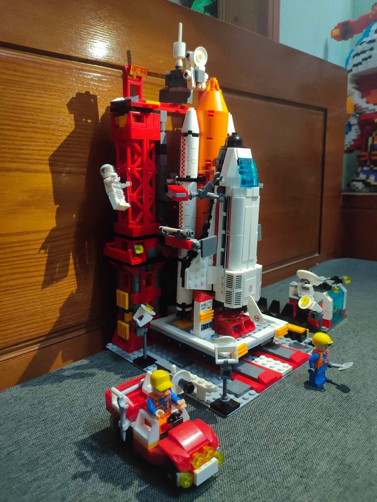 Bộ đồ chơi LEGO Lắp ghép Tàu vũ trụ 1059 chi tiết full hộp giấy (Qùa tặng cty Sữa) - Ảnh 7