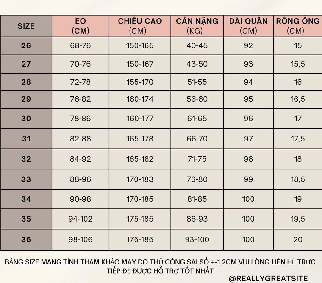 Quần âu chỉnh cạp