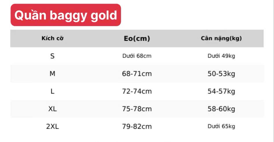 Quần gold baggy - Ảnh 2