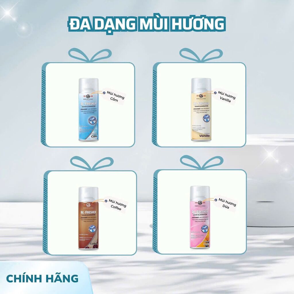 Chai xịt khử mùi oto