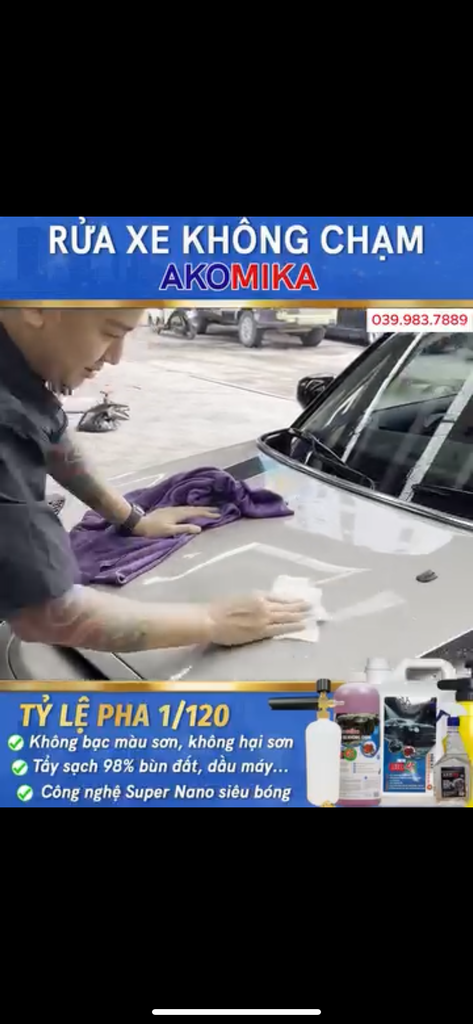 Nước rửa xe k chạm - Ảnh 3