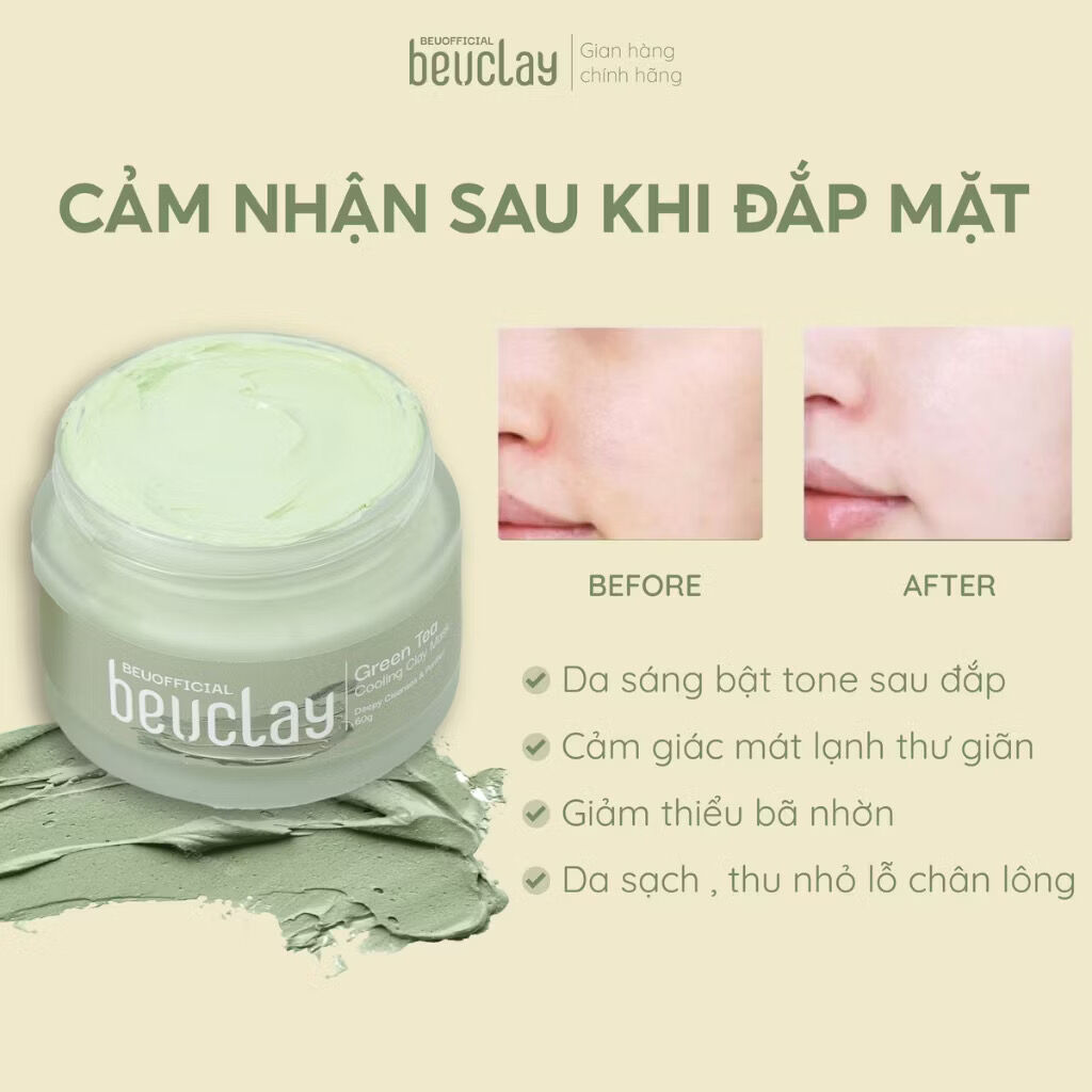 Mặt nạ đất sét trà xanh - Ảnh 4