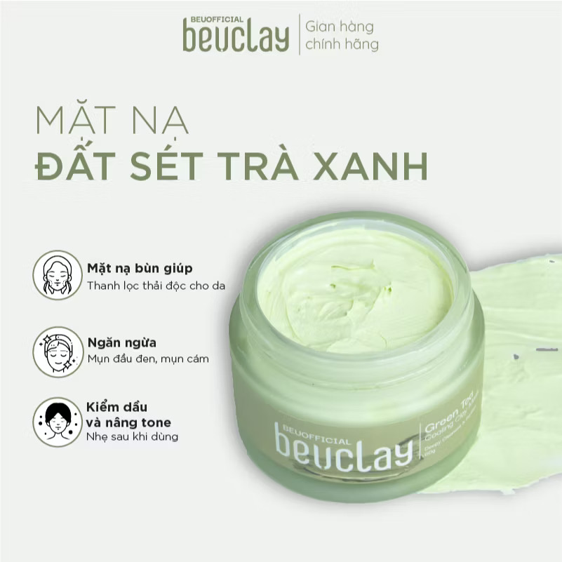Mặt nạ đất sét trà xanh - Ảnh 3