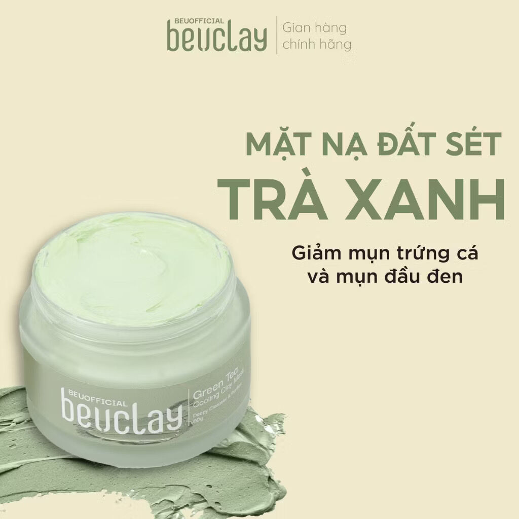 Mặt nạ đất sét trà xanh - Ảnh 2