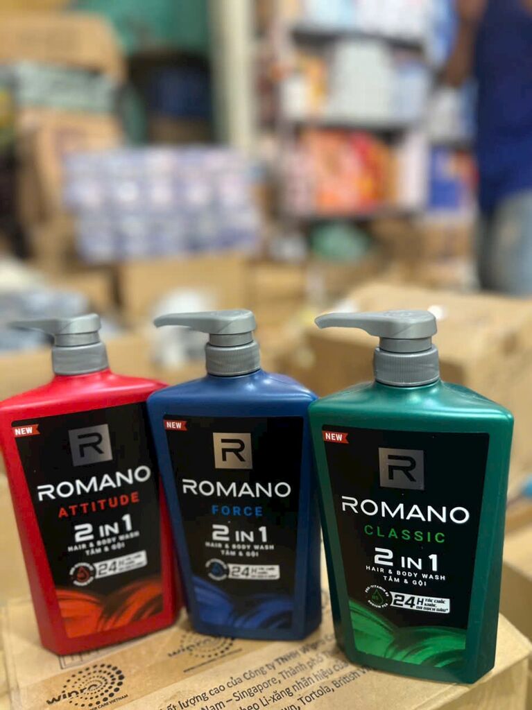 Tắm gội romano chai 650g - Ảnh 3