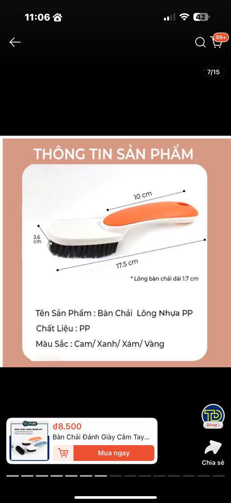 Bàn chải đánh giày - Ảnh 2