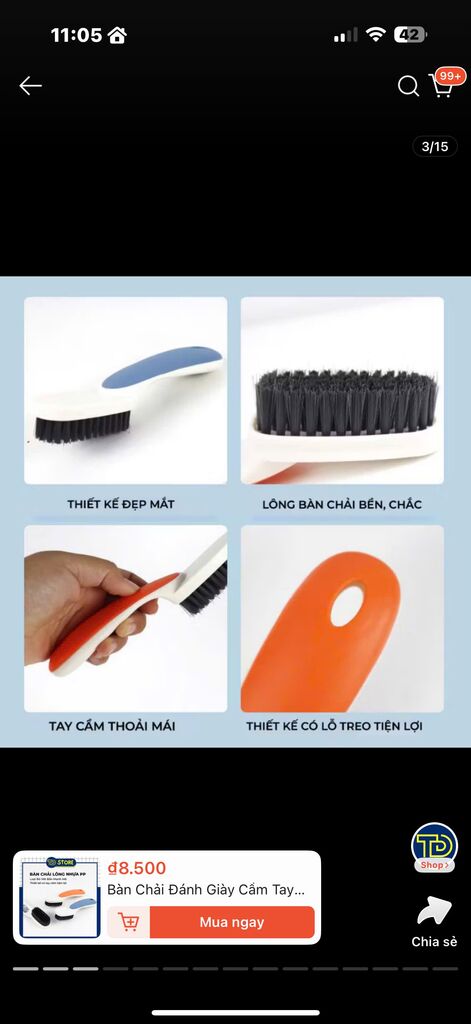 Bàn chải đánh giày - Ảnh 3