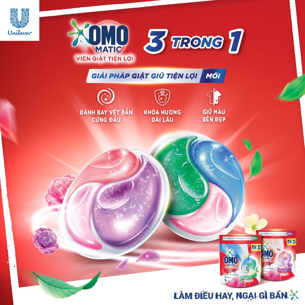 Viên giặt omo