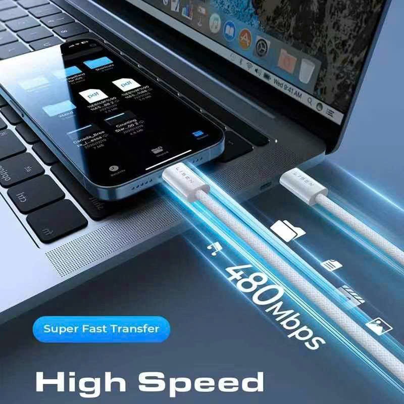 Cáp Lisen USB-C to USB-C 60W 1m (Hàng bán trên Amazon) - Ảnh 3