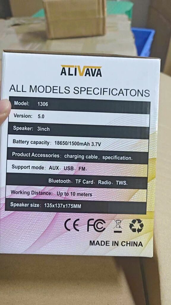 Loa Bluetooth ALIVAVA 1306 (mua 1 tặng 1) - Ảnh 4