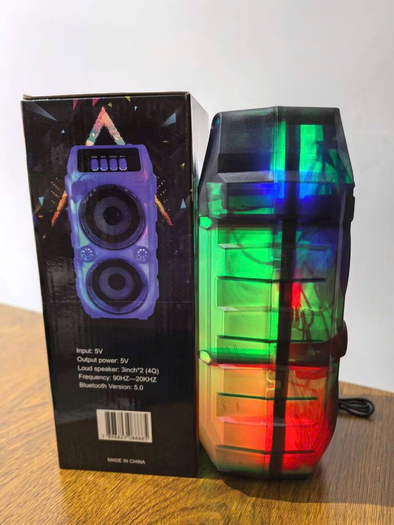Loa Bluetooth CESAR RGB Lights Wireless Speaker YN-8888 fullbox - Ảnh 6