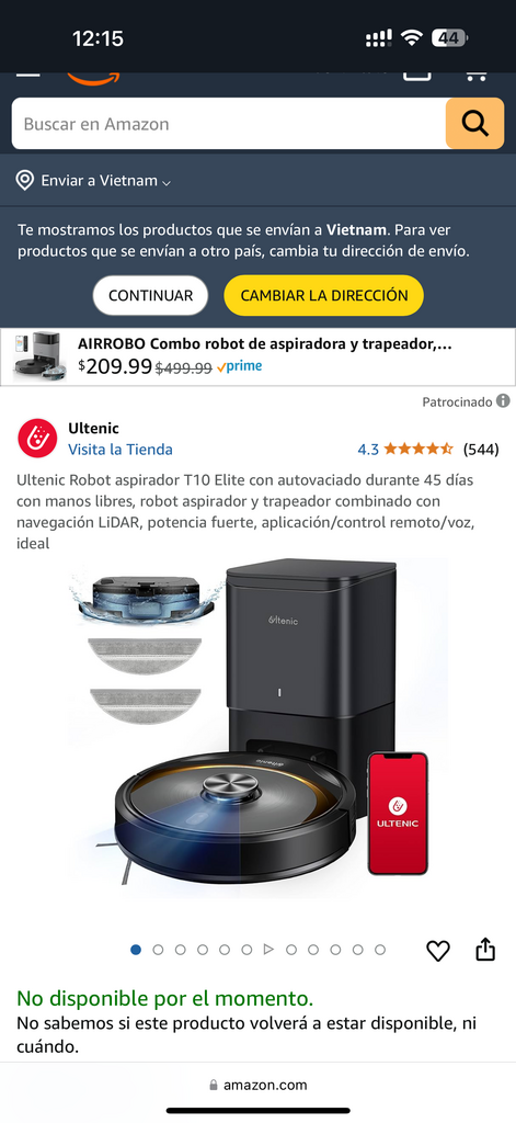Robot hút bụi và lau nhà Ultenic T10 Elite - Ảnh 5