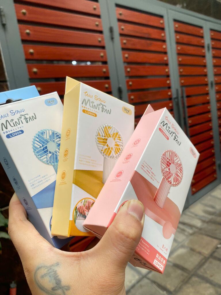 Quạt tích điện cầm tay Sibyl - Ảnh 4