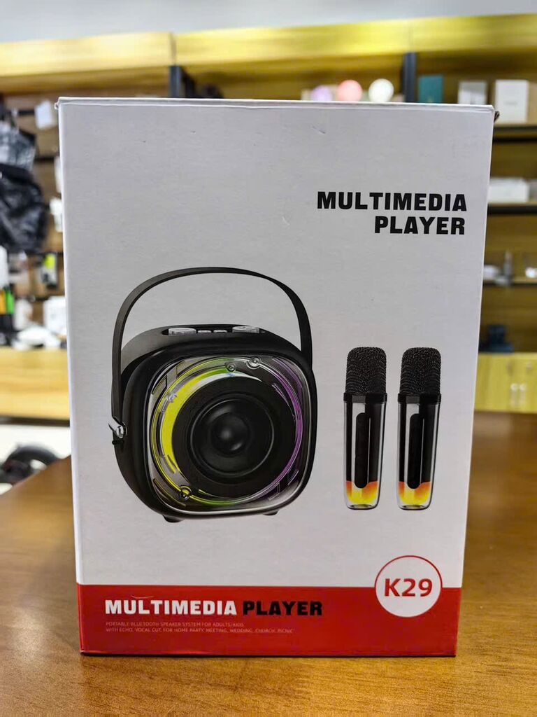 LOA KARAOKE BLUETOOTH MINI K29 - KÈM 2 MIC - Ảnh 2