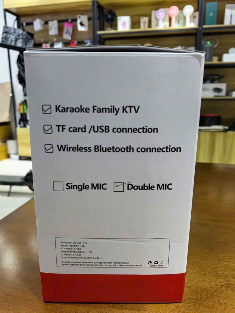 LOA KARAOKE BLUETOOTH MINI K29 - KÈM 2 MIC - Ảnh 6