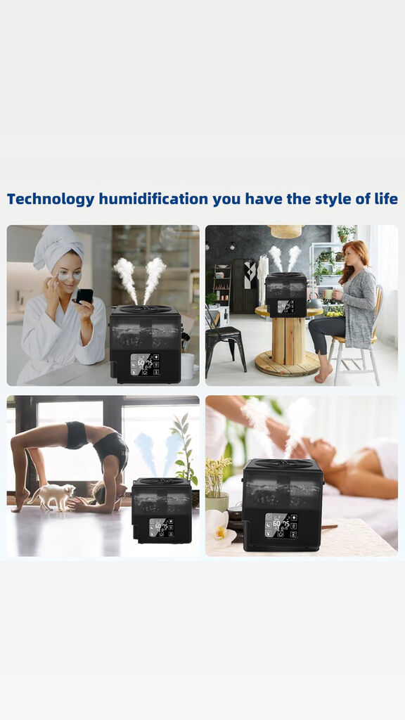 Máy tạo độ ẩm siêu âm Ultrasonic Humidifie - tự ngắt thông minh,kèm điều khiển - Ảnh 7
