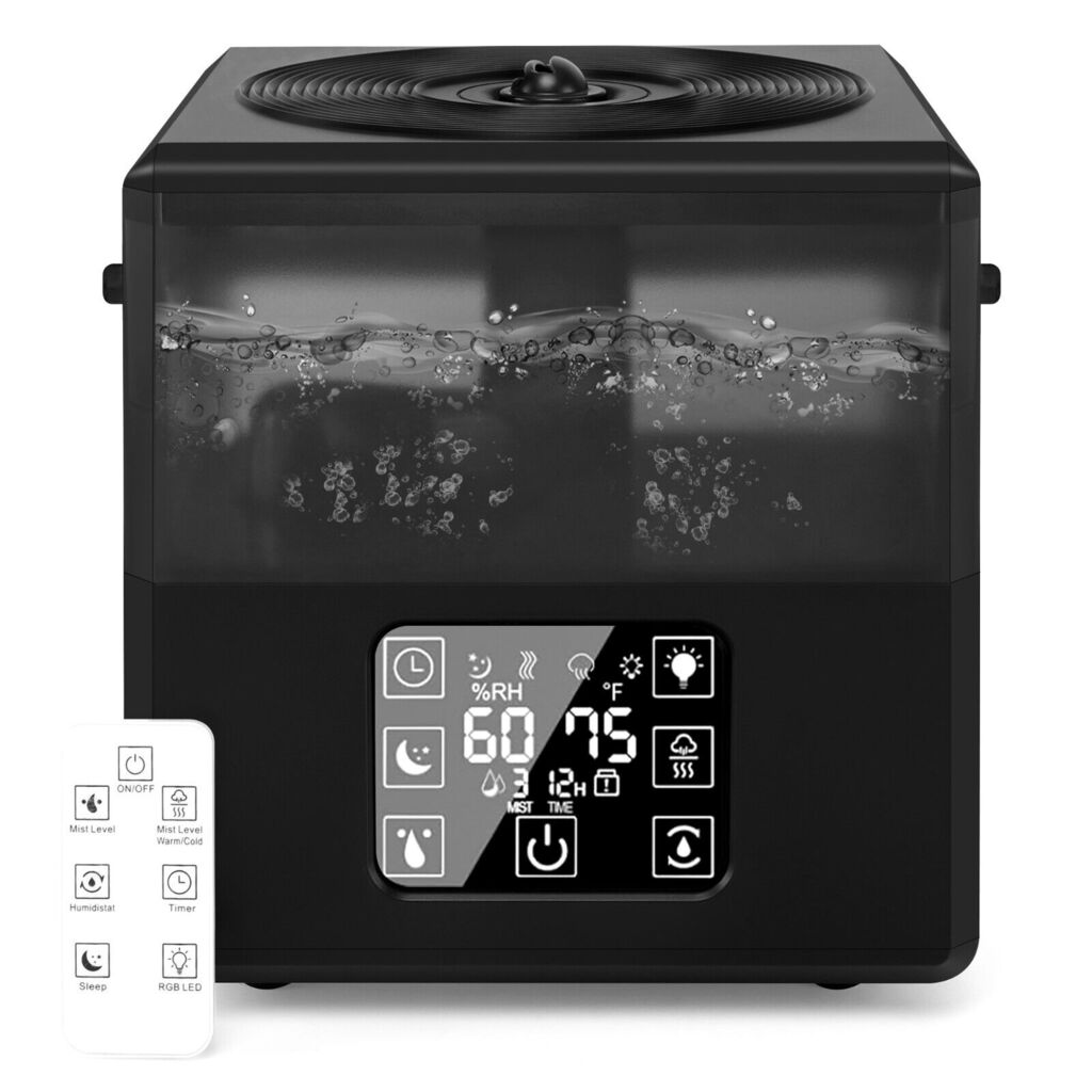 Máy tạo độ ẩm siêu âm Ultrasonic Humidifie - tự ngắt thông minh,kèm điều khiển - Ảnh 2